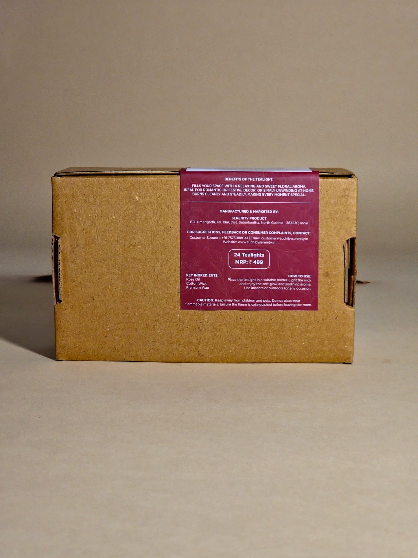 Rose Fragrance Tealight Candles – Set of 24 for Cozy Ambience, Stress Relief & Decoration – Perfect for Candlelight Dinners & Gifting – Ideal for Gifting