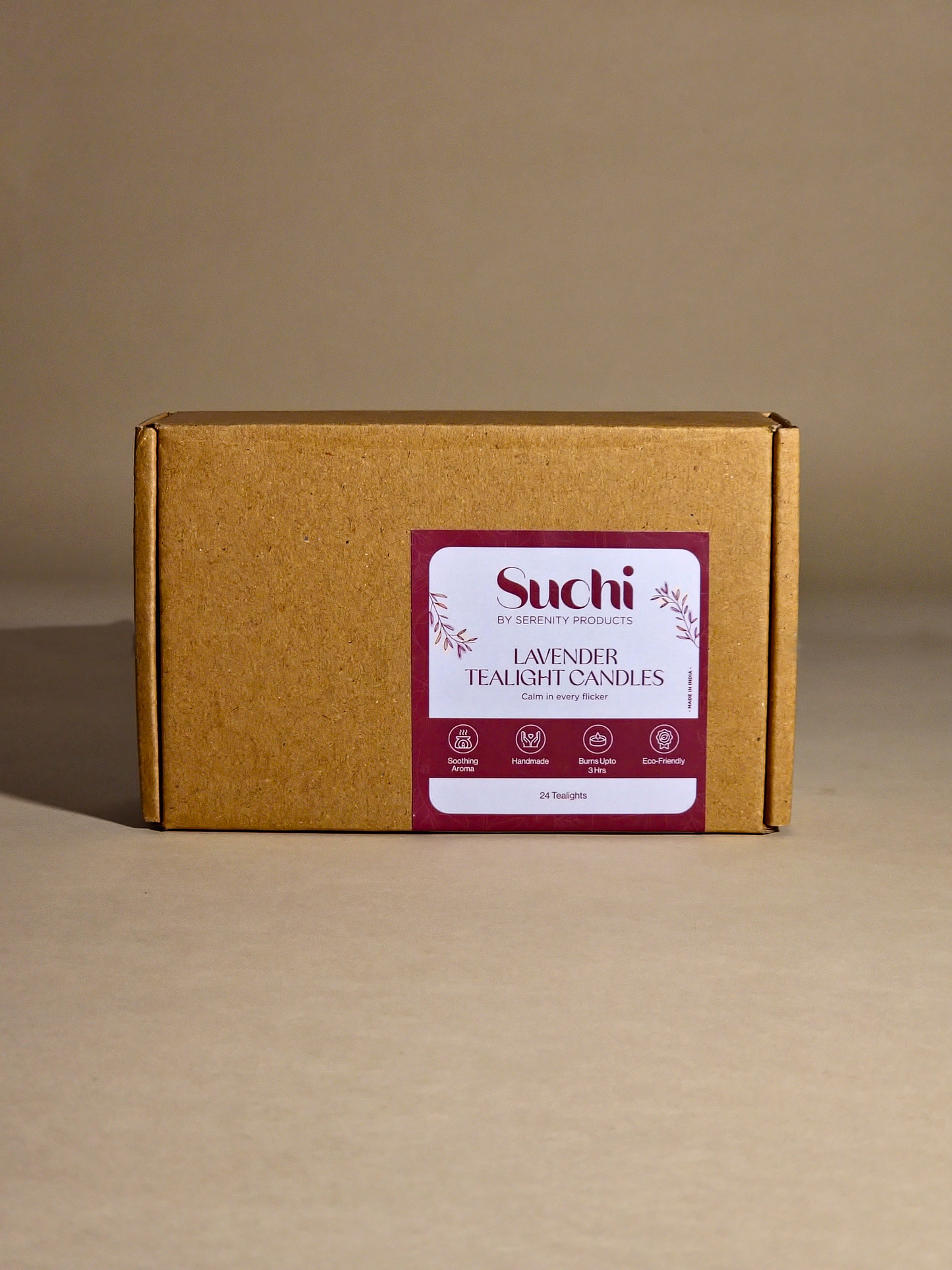 Lavender Scented Tealight Candles – Wax Candles for Aromatherapy, Relaxation & Home Décor – Long-Lasting & Smokeless – Buy Online.