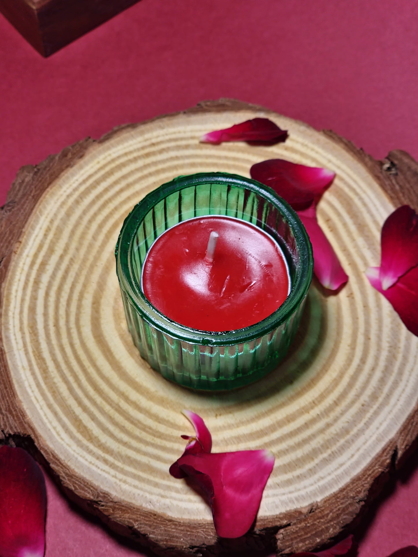 Handmade Rose Scented Premium Wax Tealight Candles