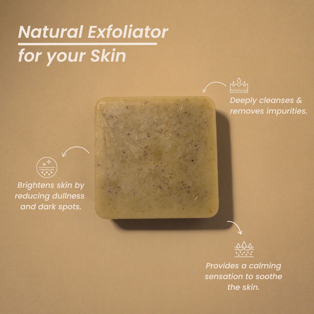 Natural Multani Mitti Scrub Soap for Deep Cleansing & Oil Control – Handmade with Fuller’s Earth & Essential Oils – Ideal for Oily & Acne-Prone Skin – Buy Online